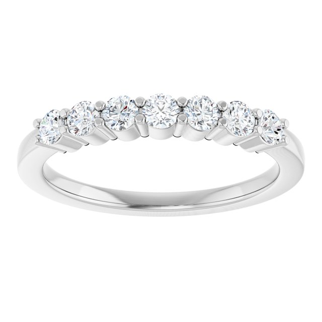 3/8 CTW Natural Diamond Anniversary Band, 2.5 mm