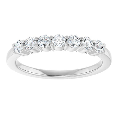 3/8 CTW Natural Diamond Anniversary Band, 2.5 mm