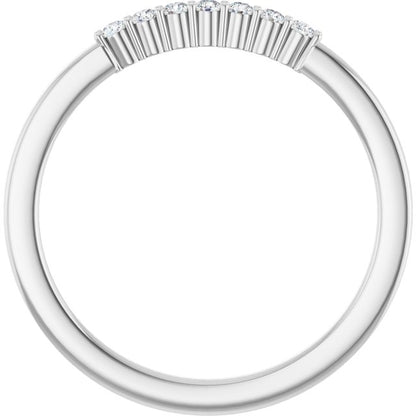 1/10 CTW Natural Diamond Anniversary Band, 1.6 mm