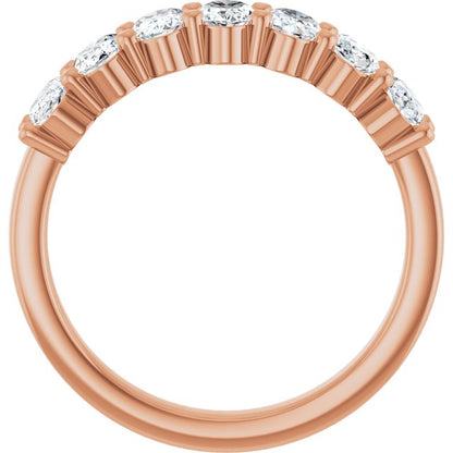 1 1/3 CTW Lab-Grown Diamond Anniversary Band, 5 mm