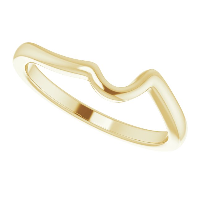 18K Yellow Gold Matching Band, 1.65 mm