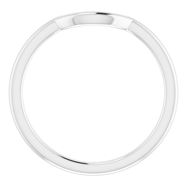 14K X1 White Gold Matching Band