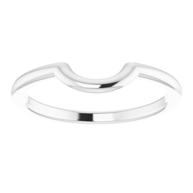 14K X1 White Gold Matching Band