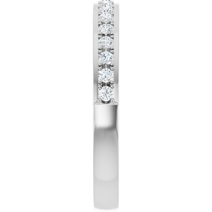 14K White Gold 1/5 CTW Natural Diamond Anniversary Band, 20.73 mm