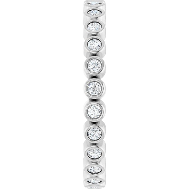 3/8 CTW Natural Diamond Eternity Band, 2.65 mm