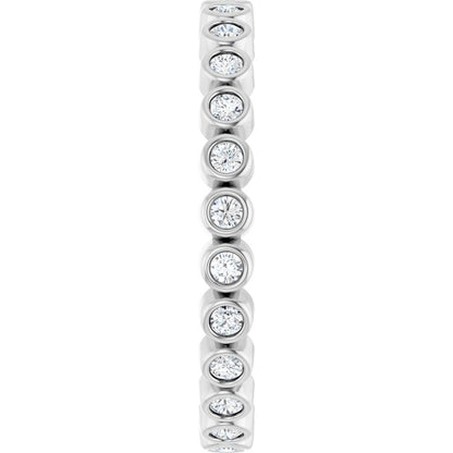 3/8 CTW Natural Diamond Eternity Band, 2.65 mm