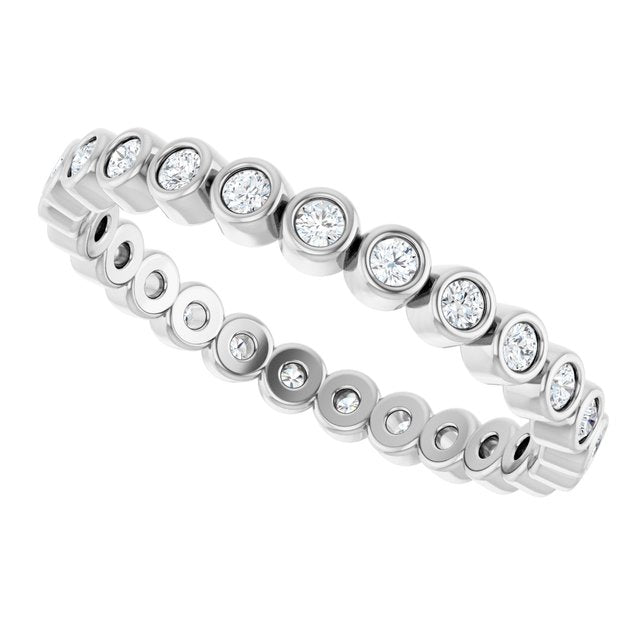 3/8 CTW Natural Diamond Eternity Band, 2.65 mm