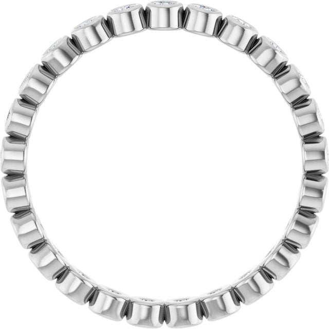 3/8 CTW Natural Diamond Eternity Band, 2.65 mm