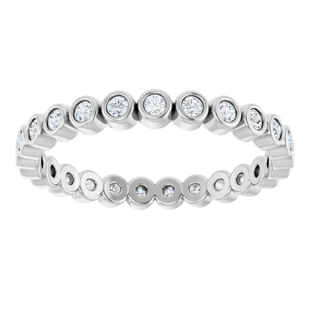3/8 CTW Natural Diamond Eternity Band, 2.65 mm