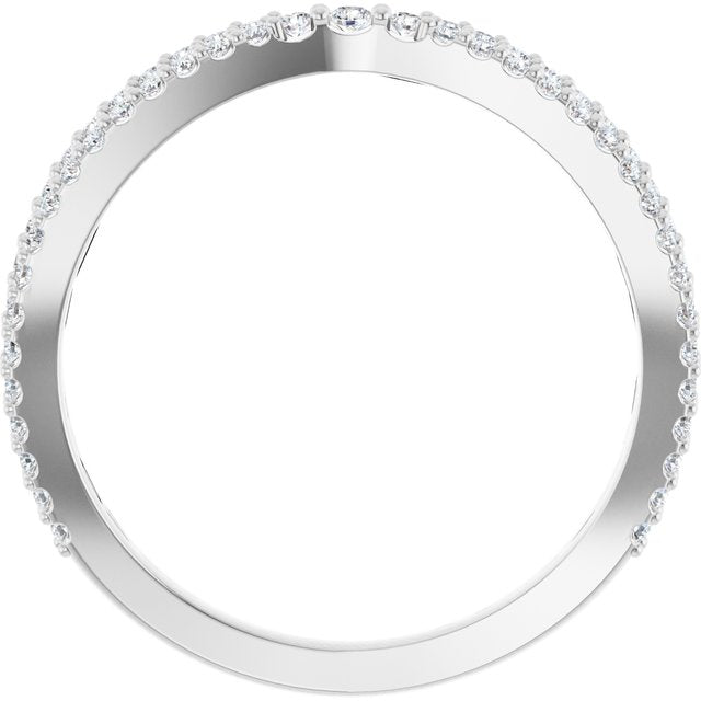 1/3 CTW Natural Diamond Contour Band, 1.8 mm