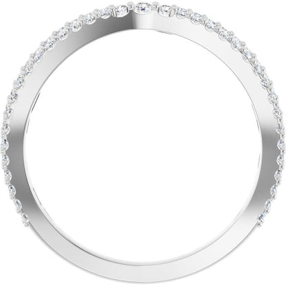1/3 CTW Natural Diamond Contour Band, 1.8 mm