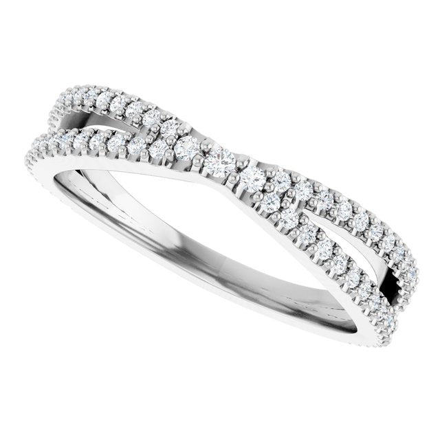 1/3 CTW Natural Diamond Contour Band, 1.8 mm