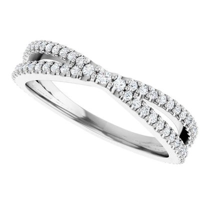 1/3 CTW Natural Diamond Contour Band, 1.8 mm