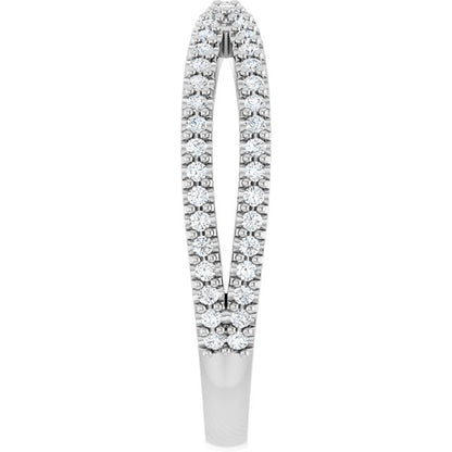 1/3 CTW Natural Diamond Contour Band, 1.8 mm