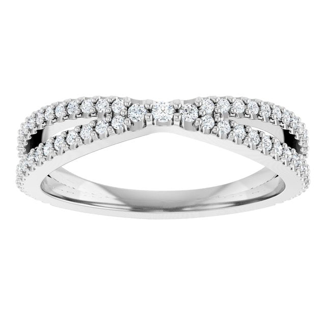 1/3 CTW Natural Diamond Contour Band, 1.8 mm