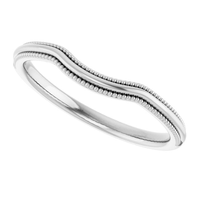 Beaded Edge Contour Band