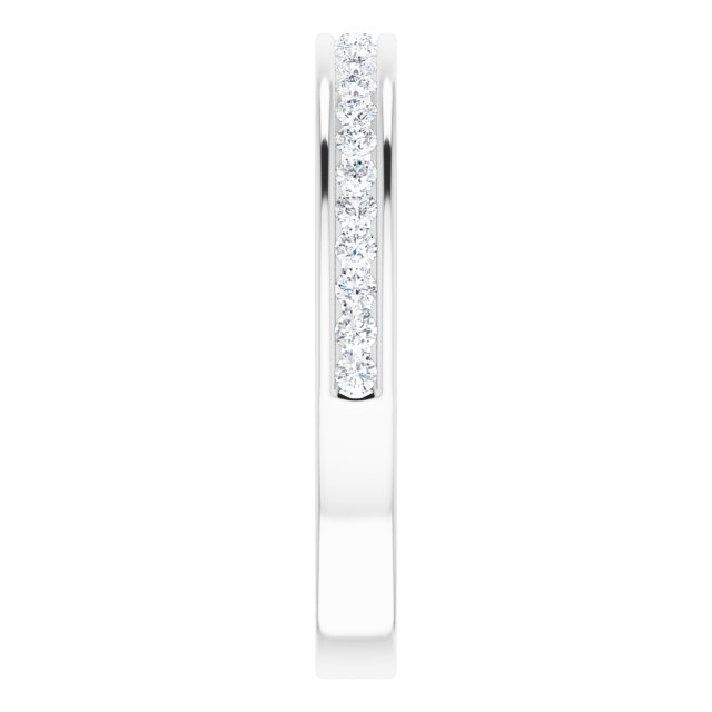 14K White Gold 1/3 CTW Natural Diamond Anniversary Band