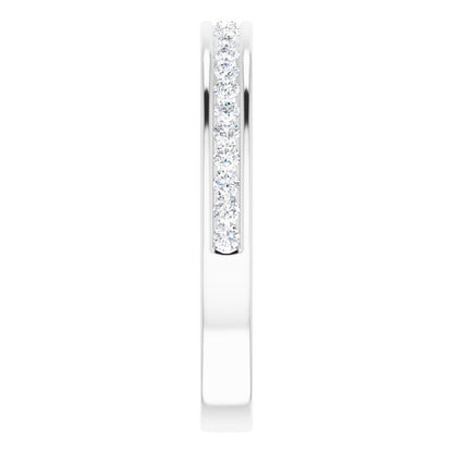14K White Gold 1/3 CTW Natural Diamond Anniversary Band
