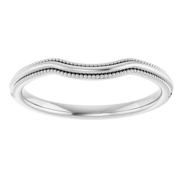 Beaded Edge Contour Band