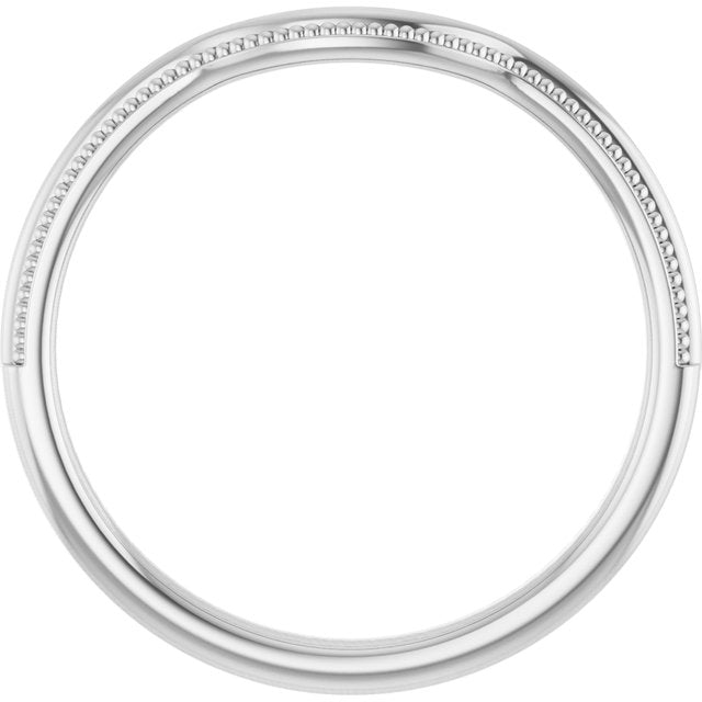 Beaded Edge Contour Band