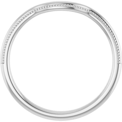 Beaded Edge Contour Band