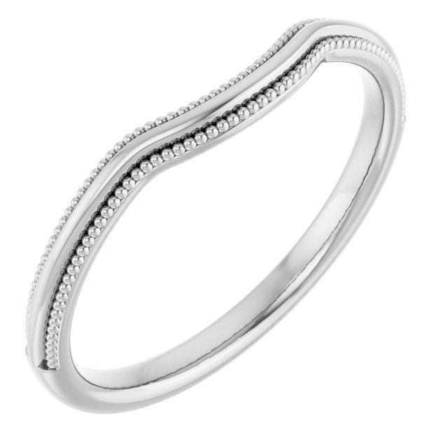 Beaded Edge Contour Band