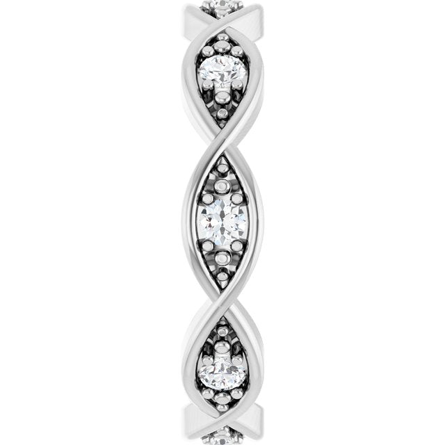 1/4 CTW Natural Diamond Eternity Band, 3.6 mm