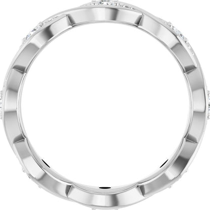 1/4 CTW Natural Diamond Eternity Band, 3.6 mm
