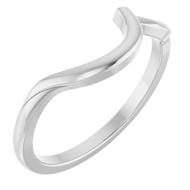 10K X1 White Gold Matching Band, 11.34 mm