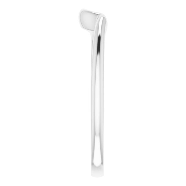 10K X1 White Gold Matching Band, 8.48 mm