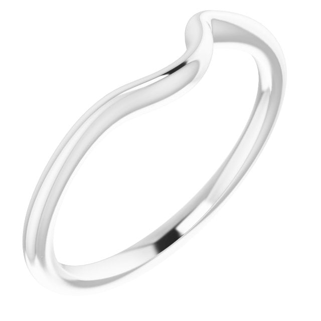 10K X1 White Gold Matching Band, 8.48 mm
