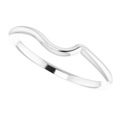 10K X1 White Gold Matching Band, 8.48 mm