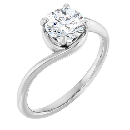 10K X1 White Gold Matching Band, 8.48 mm
