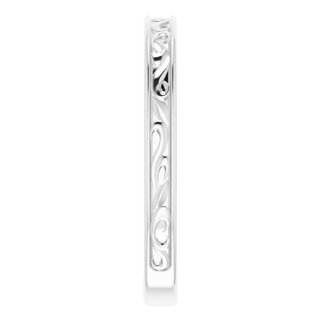 Sterling Silver Vintage-Style Band