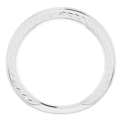Sterling Silver Vintage-Style Band