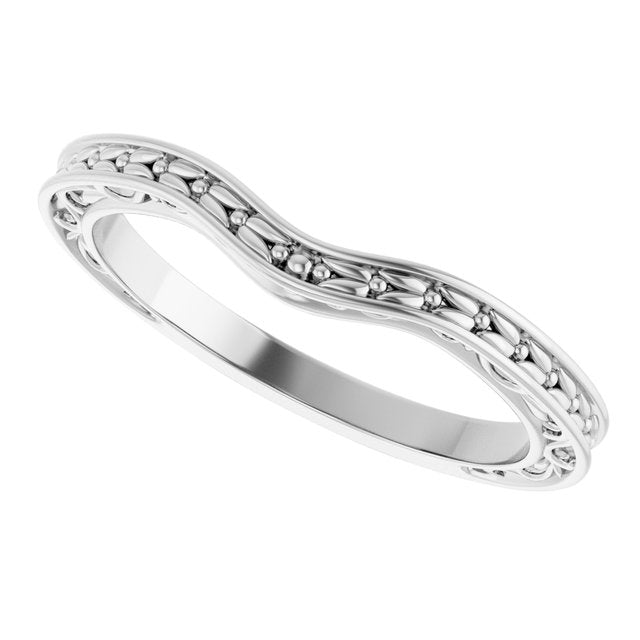 Continuum Sterling Silver Matching Band, 1.9 mm