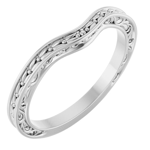 Continuum Sterling Silver Matching Band, 1.9 mm