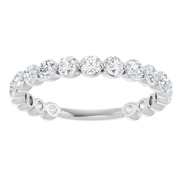 1 1/6 CTW Natural Diamond Anniversary Band, 2.8 mm