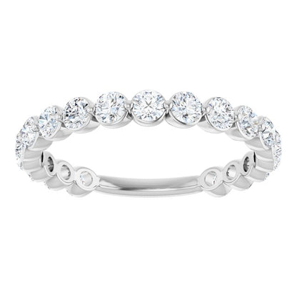 1 1/6 CTW Natural Diamond Anniversary Band, 2.8 mm