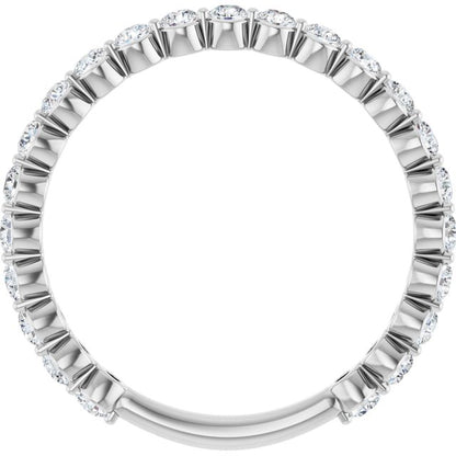 3/4 CTW Natural Diamond Anniversary Band, 2.3 mm