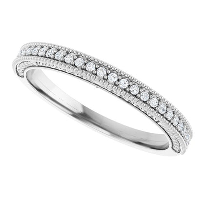 1/10 CTW Natural Diamond Anniversary Band, 2.5 mm