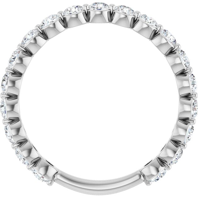 1 1/6 CTW Natural Diamond Anniversary Band, 2.8 mm