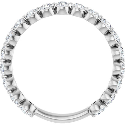 1 1/6 CTW Natural Diamond Anniversary Band, 2.8 mm