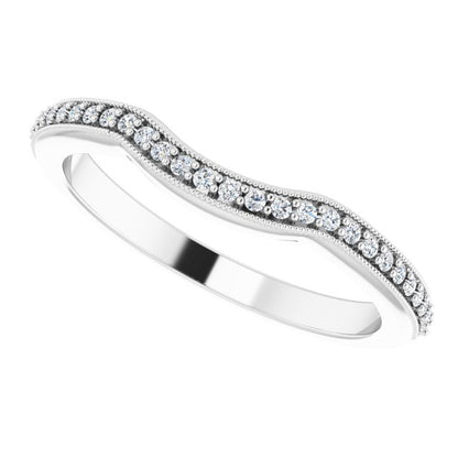 1/10 CTW Natural Diamond Matching Band, 2.3 mm