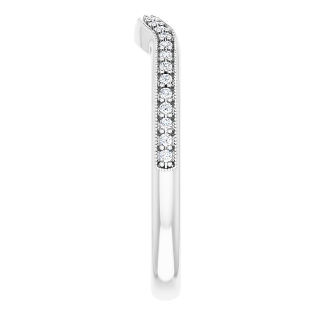 1/10 CTW Natural Diamond Matching Band, 2.3 mm