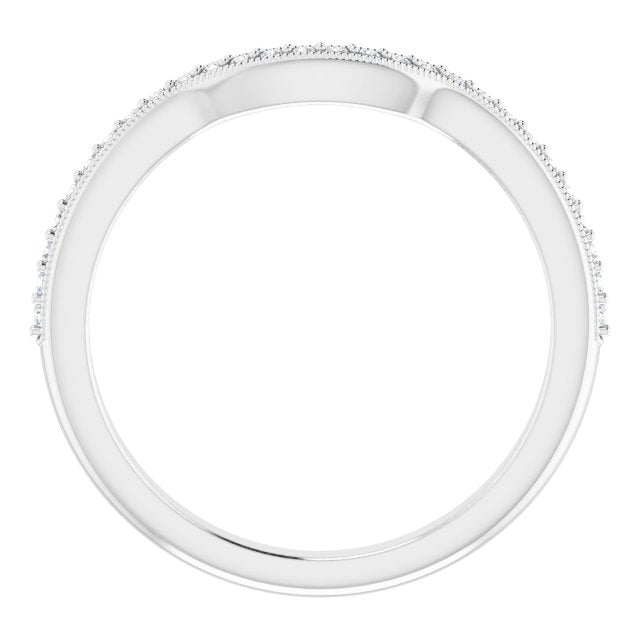1/10 CTW Natural Diamond Matching Band, 2.3 mm