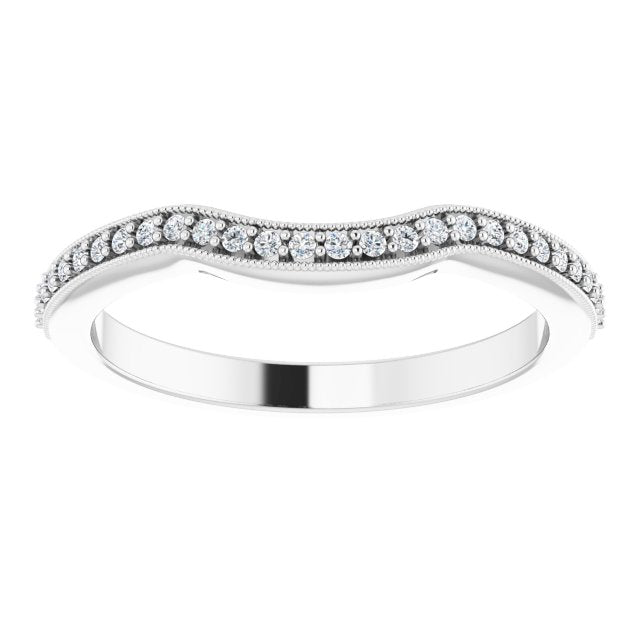 1/10 CTW Natural Diamond Matching Band, 2.3 mm