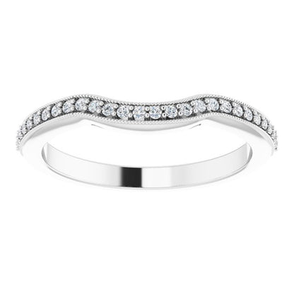 1/10 CTW Natural Diamond Matching Band, 2.3 mm