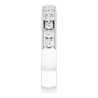 3/8 CTW Natural Diamond Anniversary Band, 3.7 mm