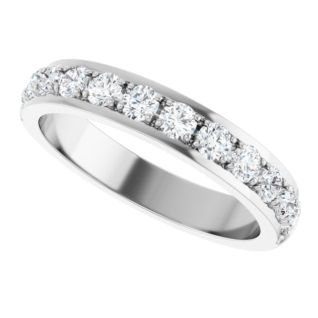 3/4 CTW Natural Diamond Anniversary Band, 3.7 mm